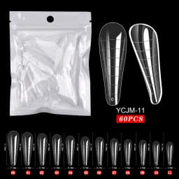 120/100/60 Pcs Nail Forms For UV Gel Quick Building Extension Top Molds Dual Forms Acrylic Nail Art Tips Nails Accessories Tools