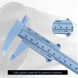 0-150mm Vernier Calipers Double Rule Scale Plastic Ruler For Jewelry Measurement School Student Measuring Tools Hand Tool
