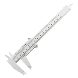 0-150mm Vernier Calipers Double Rule Scale Plastic Ruler For Jewelry Measurement School Student Measuring Tools Hand Tool