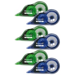 Bismark - Tipex White Correction Tape, 5 mm X 12 Meters, Correction Tape Set Ideal for School Supplies and Office Stationery, Useful for Erasing and Writing Immediately with High Coverage
