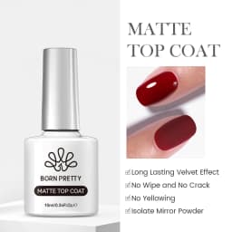 BORN PRETTY 10ML Nail Gel Polish All For Manicure Semi Permanent Varnishes Soak Off Gel UV LED Base Super Top Matte Coat Gel