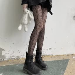 Lolita Cosplay Girls Long Fishnet Body Stockings Fish Net Pantyhose Mesh Nylon Tights Sexy Women Skin Thigh High Waist Hosiery