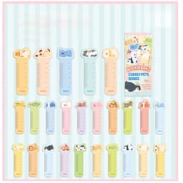 Mr. Paper 30Pcs/50Pcs Cartoon Animal Bookmark Cute Bear Kitten Student Ruler Bookmark Students Supplies