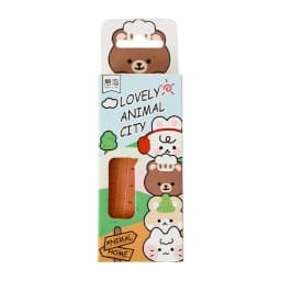 Mr. Paper 30Pcs/50Pcs Cartoon Animal Bookmark Cute Bear Kitten Student Ruler Bookmark Students Supplies