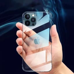 Clear Frameless Hard PC Case for iPhone 16 15 13 12 11 14 Pro MAX MINI XR SE 7 8 PLUS Slim Shockproof Transparent Cover