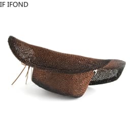 Handmade Weave Hollow Western Cowboy Hat for Men Women Summer Outdoor Cowgirl Beach Sun Straw Hat Sombrero Hombre