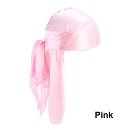 Unisex Adult Satin Long Tail Doo Rag Durag Bandanas Cap Pirate Hat Turban Men Hip Hop Headband Biker Headwrap Women Headwear
