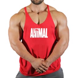 Brand Animal Gym Tank Top Men Fitness Clothing Men’s Bodybuilding Tank Tops Summer Gym Clothing for Male Sleeveless Vest Shirt