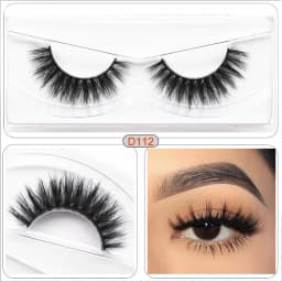 E11 Mink Lash Fluffy Wispy Eyelashes Vegan Cruelty-Free 3D Mink Lashes Cross Eyelash Extension Lashes Mink False Eyelash Makeup