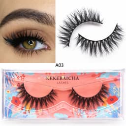 E11 Mink Lash Fluffy Wispy Eyelashes Vegan Cruelty-Free 3D Mink Lashes Cross Eyelash Extension Lashes Mink False Eyelash Makeup