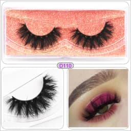 E11 Mink Lash Fluffy Wispy Eyelashes Vegan Cruelty-Free 3D Mink Lashes Cross Eyelash Extension Lashes Mink False Eyelash Makeup