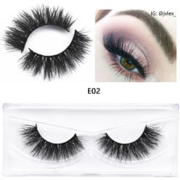 E11 Mink Lash Fluffy Wispy Eyelashes Vegan Cruelty-Free 3D Mink Lashes Cross Eyelash Extension Lashes Mink False Eyelash Makeup