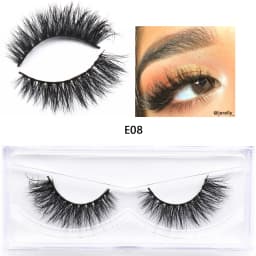 E11 Mink Lash Fluffy Wispy Eyelashes Vegan Cruelty-Free 3D Mink Lashes Cross Eyelash Extension Lashes Mink False Eyelash Makeup
