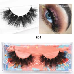 E11 Mink Lash Fluffy Wispy Eyelashes Vegan Cruelty-Free 3D Mink Lashes Cross Eyelash Extension Lashes Mink False Eyelash Makeup