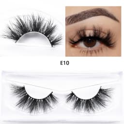 E11 Mink Lash Fluffy Wispy Eyelashes Vegan Cruelty-Free 3D Mink Lashes Cross Eyelash Extension Lashes Mink False Eyelash Makeup