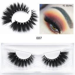 E11 Mink Lash Fluffy Wispy Eyelashes Vegan Cruelty-Free 3D Mink Lashes Cross Eyelash Extension Lashes Mink False Eyelash Makeup