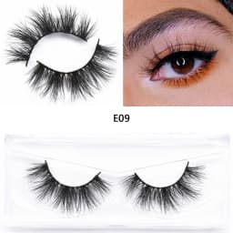 E11 Mink Lash Fluffy Wispy Eyelashes Vegan Cruelty-Free 3D Mink Lashes Cross Eyelash Extension Lashes Mink False Eyelash Makeup
