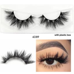 E11 Mink Lash Fluffy Wispy Eyelashes Vegan Cruelty-Free 3D Mink Lashes Cross Eyelash Extension Lashes Mink False Eyelash Makeup