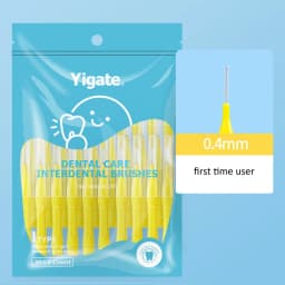 32Pcs 0.4-1.0mm Dental Slim Soft Interdental Brush Tooth Oral Hygiene Care Teeth Orthodontic Interdental Brush Tooth Cleaning