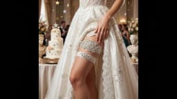 Miallo Bride Sexy Lace Flower Rhinestones Pearls Wedding Garter Belt Bridal Thigh Leg Garter Ring For Women