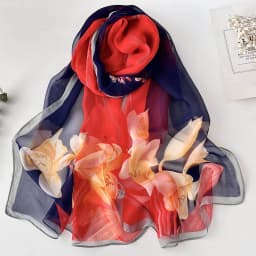 Green Grass Women Elegant Chiffon Georgette Bandana Scarf Summer Beach Sunscreen Thin Hijab