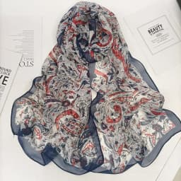 Green Grass Women Elegant Chiffon Georgette Bandana Scarf Summer Beach Sunscreen Thin Hijab