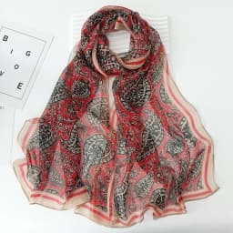 Green Grass Women Elegant Chiffon Georgette Bandana Scarf Summer Beach Sunscreen Thin Hijab