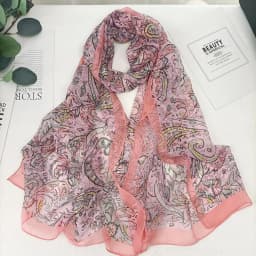 Green Grass Women Elegant Chiffon Georgette Bandana Scarf Summer Beach Sunscreen Thin Hijab