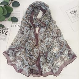 Green Grass Women Elegant Chiffon Georgette Bandana Scarf Summer Beach Sunscreen Thin Hijab