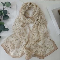 Green Grass Women Elegant Chiffon Georgette Bandana Scarf Summer Beach Sunscreen Thin Hijab