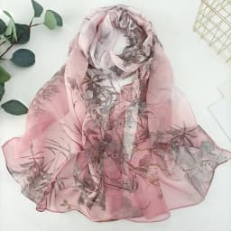 Green Grass Women Elegant Chiffon Georgette Bandana Scarf Summer Beach Sunscreen Thin Hijab