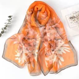 Green Grass Women Elegant Chiffon Georgette Bandana Scarf Summer Beach Sunscreen Thin Hijab