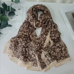 Green Grass Women Elegant Chiffon Georgette Bandana Scarf Summer Beach Sunscreen Thin Hijab