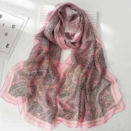 Green Grass Women Elegant Chiffon Georgette Bandana Scarf Summer Beach Sunscreen Thin Hijab