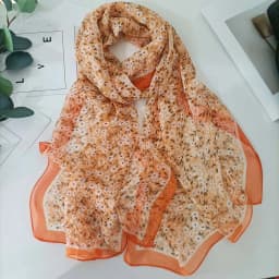 Green Grass Women Elegant Chiffon Georgette Bandana Scarf Summer Beach Sunscreen Thin Hijab