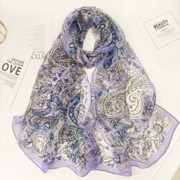 Green Grass Women Elegant Chiffon Georgette Bandana Scarf Summer Beach Sunscreen Thin Hijab