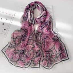 Green Grass Women Elegant Chiffon Georgette Bandana Scarf Summer Beach Sunscreen Thin Hijab