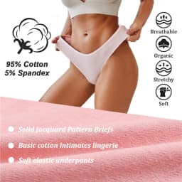 3PCS/SET Cotton Solid Color Women Panties Female Sexy Underwear Briefs Basic Panties for Woman's Underpants Intimates Lingerie