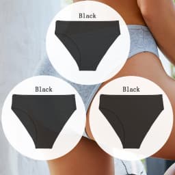 3PCS/SET Cotton Solid Color Women Panties Female Sexy Underwear Briefs Basic Panties for Woman's Underpants Intimates Lingerie