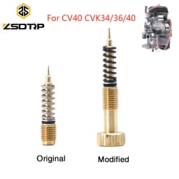 ZSDTRP 1PC Motorcycle Carburetor Air Adjusting Screw Idle Mixture Fuel Ratio Screw For Harley CV40 For Keihi CVK34 CVK36 CVK40