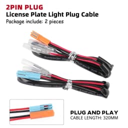 Turn Signal Adapter Plug License Plate Light Wire Connector For HONDA CRF 250L CB 500X 500F 650F CBR 500R 650R GROM 125 NC750