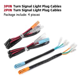 Turn Signal Adapter Plug License Plate Light Wire Connector For HONDA CRF 250L CB 500X 500F 650F CBR 500R 650R GROM 125 NC750