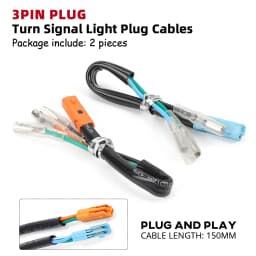 Turn Signal Adapter Plug License Plate Light Wire Connector For HONDA CRF 250L CB 500X 500F 650F CBR 500R 650R GROM 125 NC750