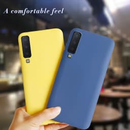 For Phone Case Samsung Galaxy A7 2018 Case Bumper Soft Matte Silicone Coque For Back Cover Samsung A7 2018 A750 A750F Case Funda