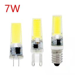 10PCS LED Bulb 3W 5W 7W G9 Light Bulb Dimmable AC220V COB Lamp SMD Spotlight Chandelier Lighting Replace 20w 30w Halogen Lamp