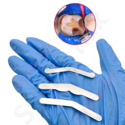 20Pcs Dental Matrix Bands Tofflemire Stuck Gingival Wall Lift Large Curvature Sectional Contoured Matrices Matrix Dentistry Tool