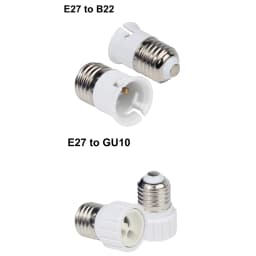 Bulb Converter E27 Male to E12 E14 E40 B22 MR16 G4 G9 GU10 Female Lamp Socket Bulb Base For Indoor Lighting Bulb Extend Adapter