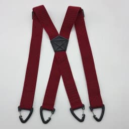 Adjustable Elastic Trouser Pants Braces-Black Heavy Duty Work Suspenders for Men 3.8cm Wide Y-back X-back with Plastic Gripper