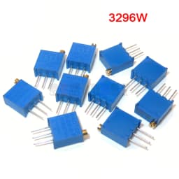 10PCS 3296W Potentiometer Precision Adjustable Resistance Multi-turn Trimming 1K 2K 5K 10K 100K 103 100R Trimmer Potentiometer