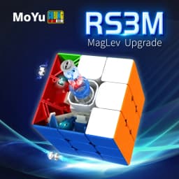 [JudyCube] Moyu RS3M 2020 3x3x3 Magnetic Magic Cube - Professional Maglev Puzzle Toy 2021 Updated Version Cubo Magico RS3M UV